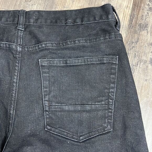 Pacsun mens Distressed Busted Knees Black Stretch Denim Skinny Jeans 32x32 - Picture 4 of 10